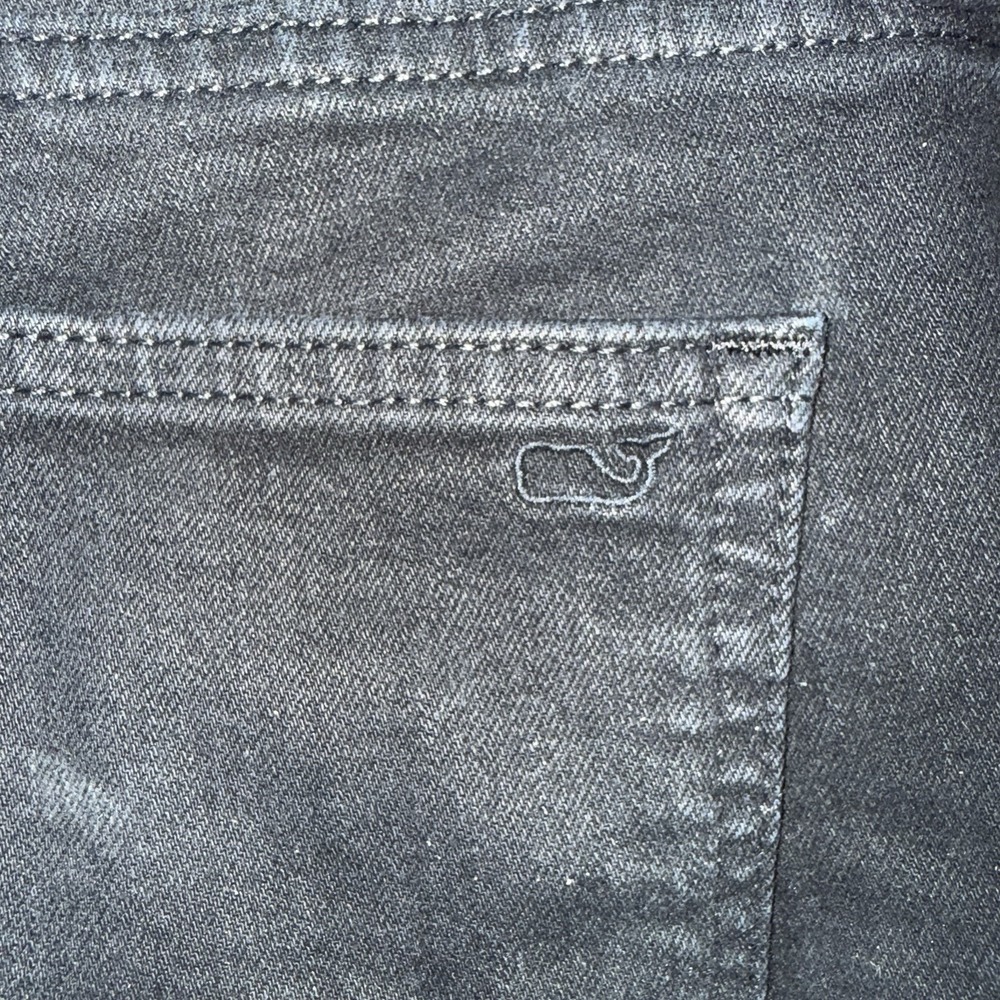 Women's Vineyard Vines Y2K Skinny Jeans w/ Ankle Zippers Black Size 12 - Picture 4 of 6